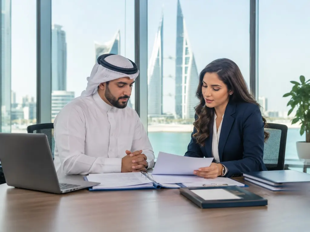 Professional Services administration reviewed in a Manama office