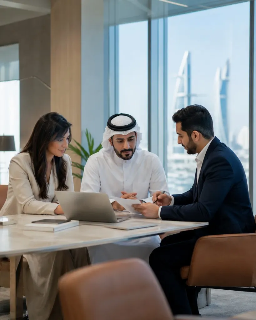 Defining the consultancy question in a Manama office