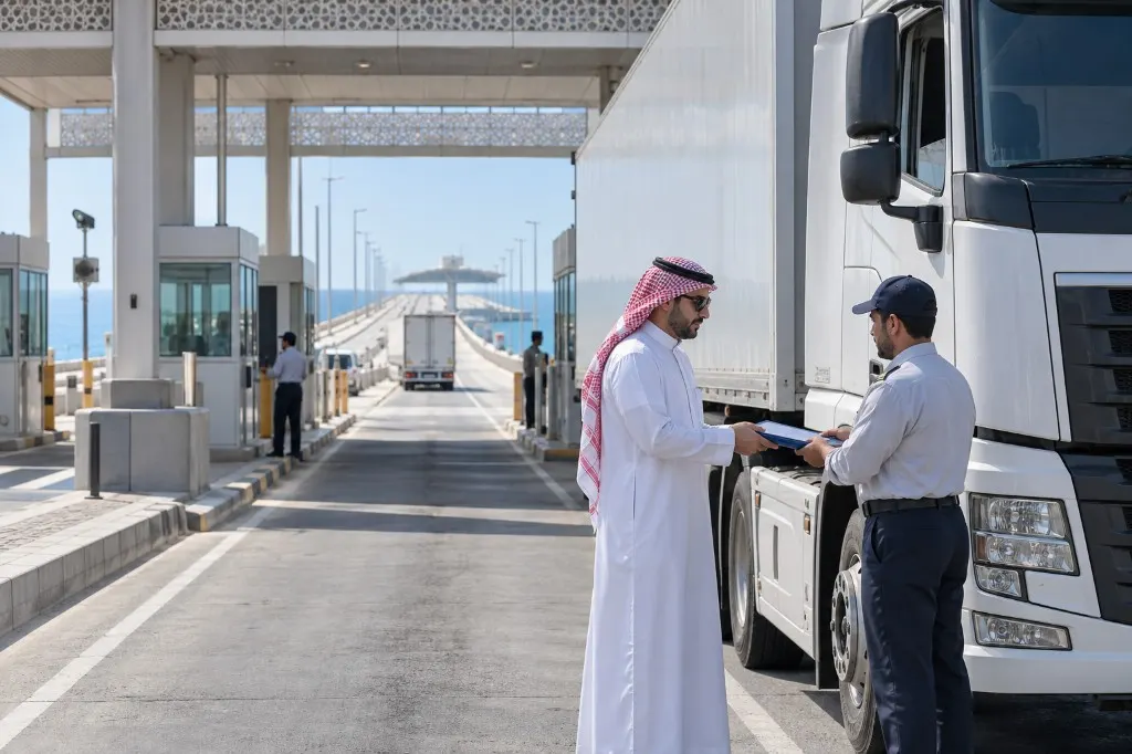 Cross-border GCC documents handed over at the King Fahad Causeway