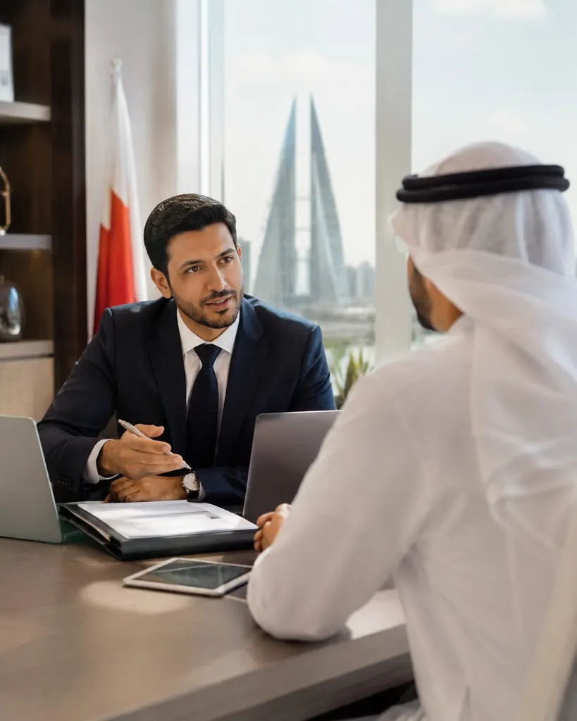 Requirement briefing in a Manama office