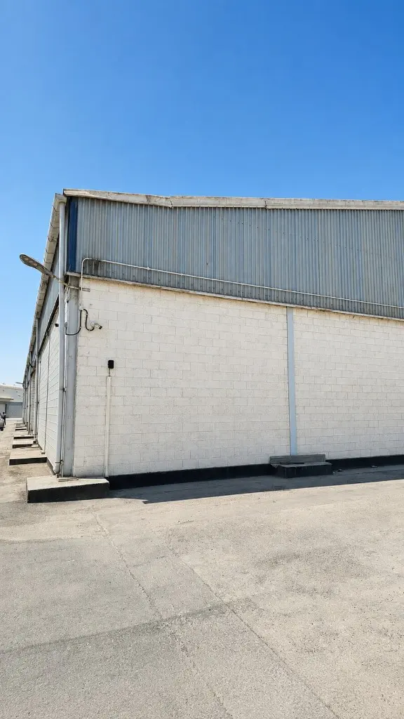 Warehouse side wall in Sitra Industrial Area